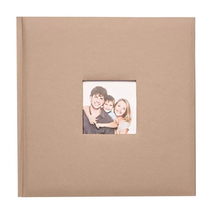 Grupo Erik AF242407 álbum de foto y protector Gris 40 hojas 24 x 24 cm, 7 x 7 cm Encuadernación de tapa dura