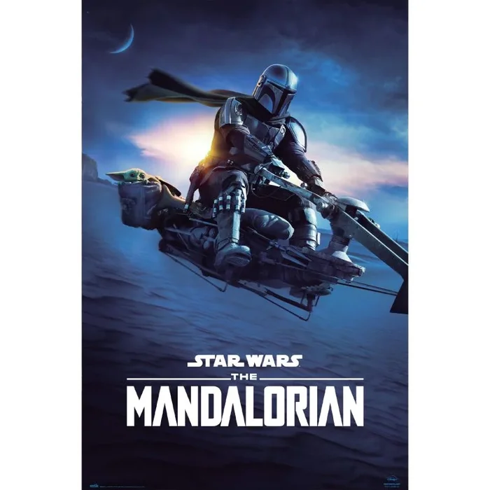 Grupo Erik, Póster Star Wars The Mandalorian, Speeder Bike 2, 61×91,5 cm