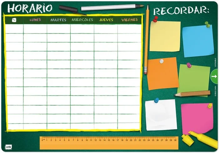 Grupo Erik Vade Escolar Horario Escolar Juguete