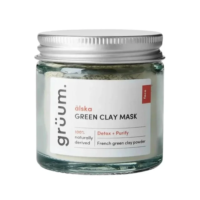 Gruum alska green clay face mask 50ml