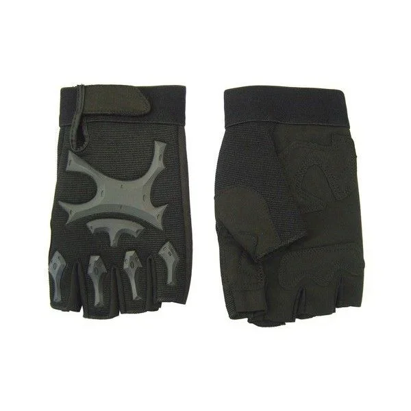 GUANTES SIN DEDOS ROYAL TALLA EXTRAGRANDE NEGRO (GL51BXL)