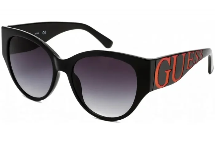 GUESS GF6118 Shiny Black/Gradient Smoke One Size