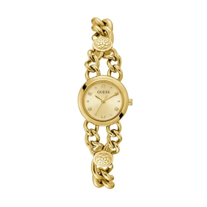 Guess P GLD CS/Sun Champ DL/P GLD Logo BRCT W/CRYS W/ADJT G Links, Champán