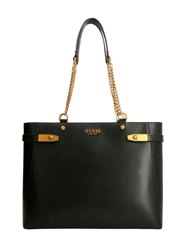 Guess, zadie, textile bag, black, hwvb84, for women