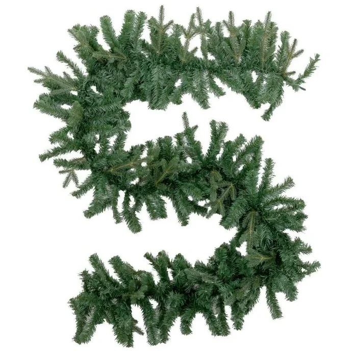 Guirnalda de navidad verde pvc 30 x 30 x 270 cm