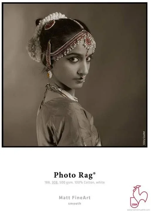 Hahnem?hle Photo Rag wei? A3+, 308 g – Papel (308 g, Mate, 308 g/m?, 0.48 ?m, 35-65%, 10-30 ?C, 50-86 ?F)