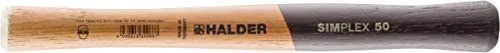 HALDER 3244.080 – Mango de madera Simplex Ø 80 mm Largo 395 mm