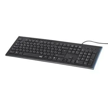 Hama Anzano teclado USB QWERTY Portugués Negro