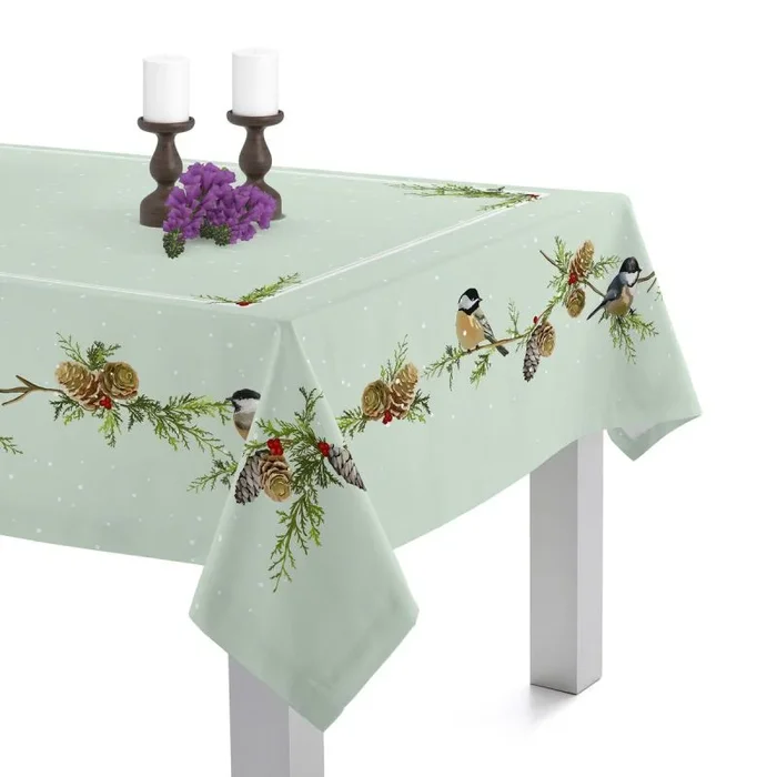 happyfriday Sparrow Mantel Multicolor, 145×150 cm, 100% Poliéster, Calidad de