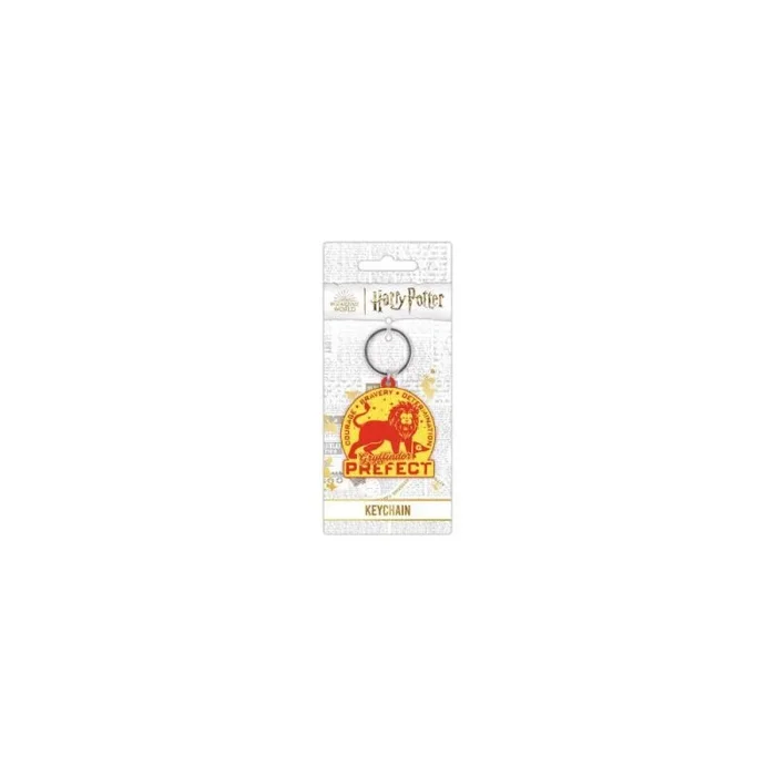 Harry Potter Gryffindor – Llavero de goma, Amarillo/Rojo, Taille unique