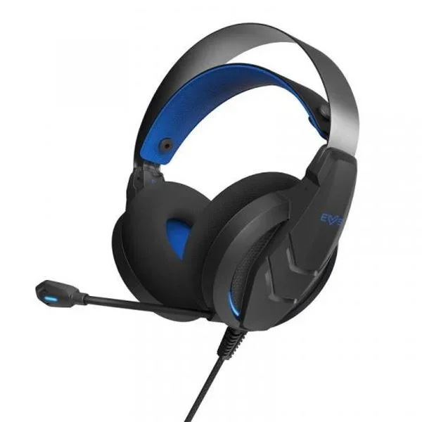 Headset gaming energy sistem esg metal core blue jack 3.5mm y usb drivers 50mm iluminacion led azul