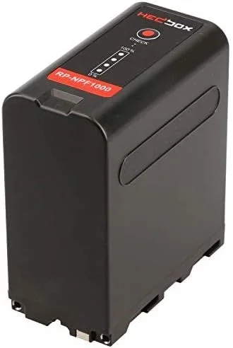 HEDBOX RP-NPF1000 NP-F Mount Super High Capacity 77Wh / 10400mAh Li-Ion Battery, Replacement for NP-F970
