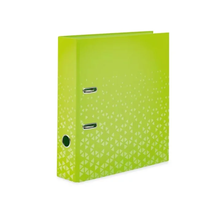 HERMA 20123 Archivador A4 color verde 7 cm de ancho, diseño de archivador de cartón con impresión interior para escuela y oficina, resistente carpeta de anillas de cartón para niños y niñas