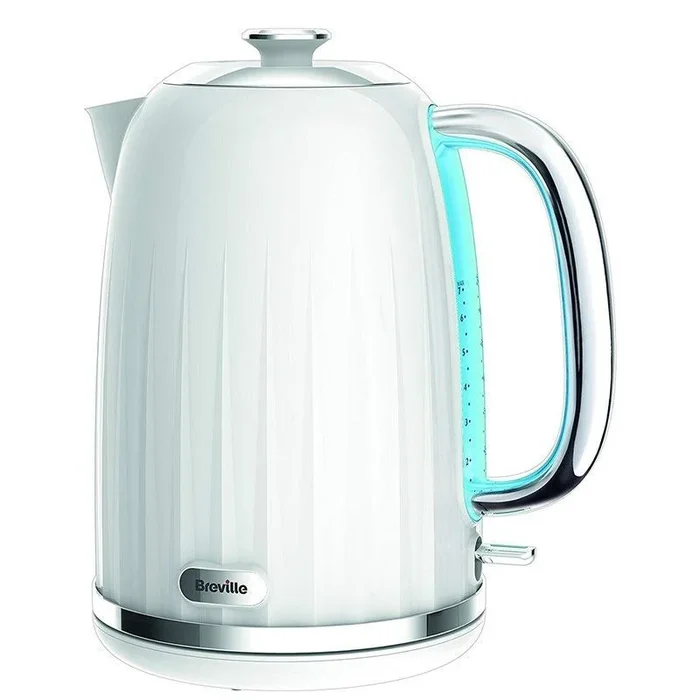 Hervidor de agua breville vkj990x blanco – 2400w – capacidad 1.7l – base giratoria 360º – aviso luminoso – resistencia oculta