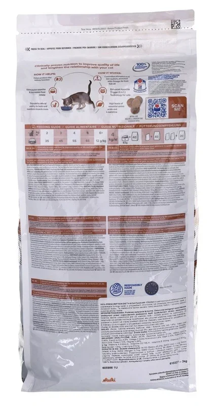 Hills 605986 comida húmeda para gatos 3 kg