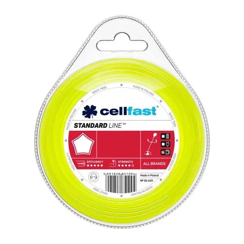 Hilo dispensador para desbrozadora estándar – estrella 2,4 mm 15 m