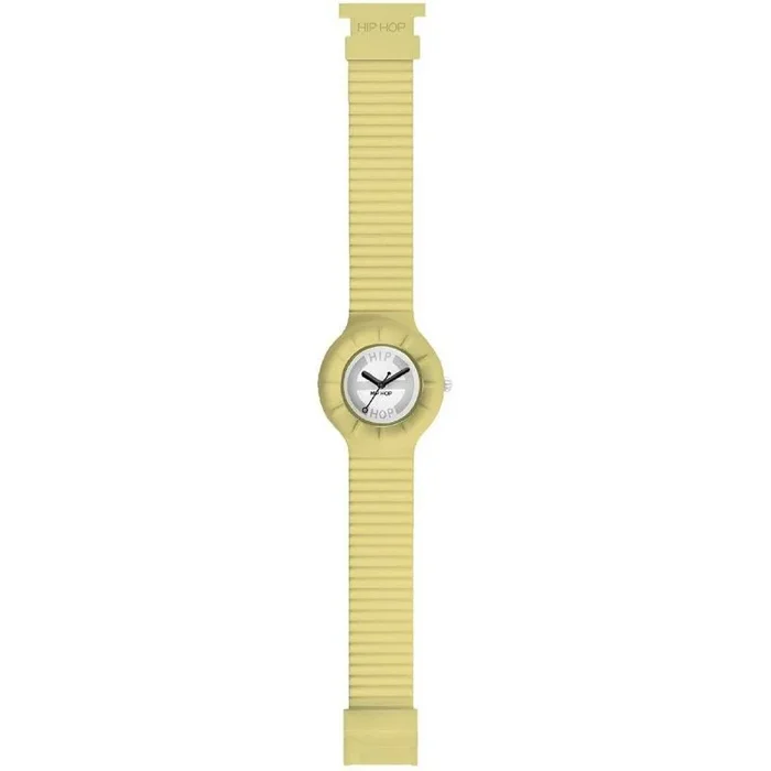 Hip Hop Reloj Análogo clásico para Hombre de Cuarzo con Correa en Caucho HWU0232