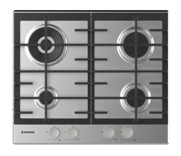 Hoover H-HOB 300 GAS HHG6BR4MX Acero inoxidable Integrado 59 cm Encimera de gas 4 zona(s)