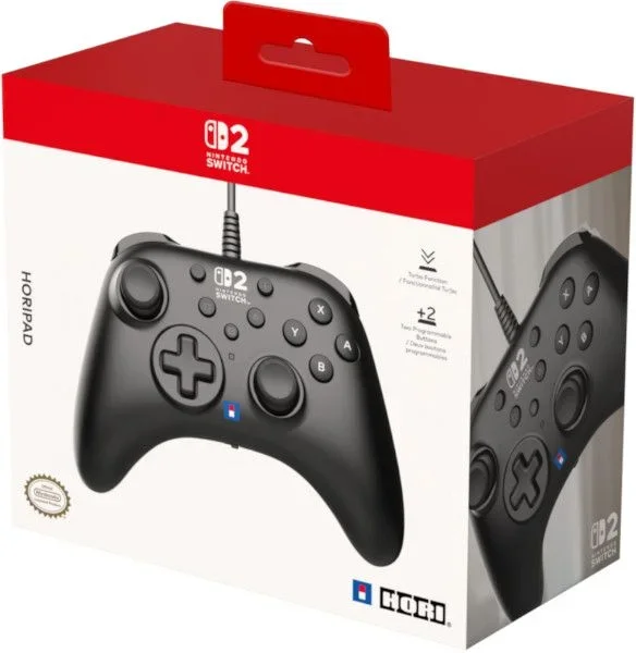 Hori HORIPAD Turbo Negro USB Gamepad Analógico/Digital Nintendo Switch 2