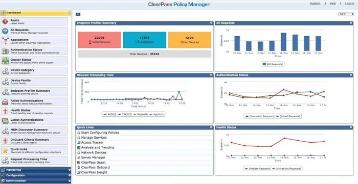 HPE Aruba Networking ClearPass Access License 500 Concurrent Endpoints E-LTU