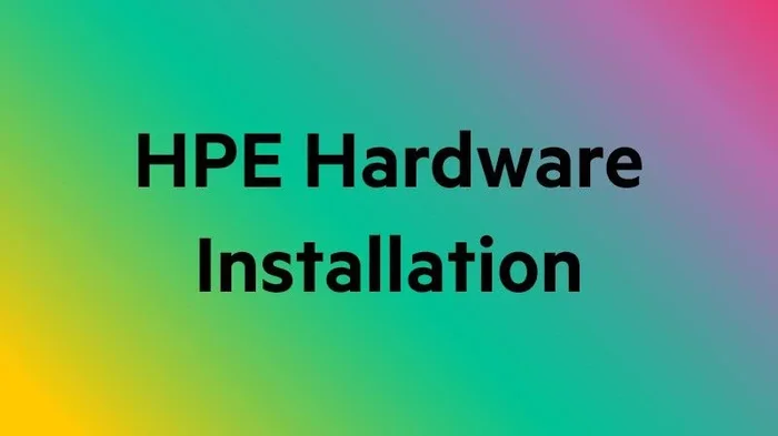 HPE Installation SN6000B 16Gb 48/24 FC Switch Storage Service