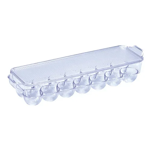 Huevera con tapa (14 huevos) 37×11,5x8cm mondex