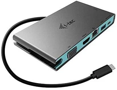i-tec USB-C Travel Dock 4K HDMI o VGA, Cable USB-C de 20cm