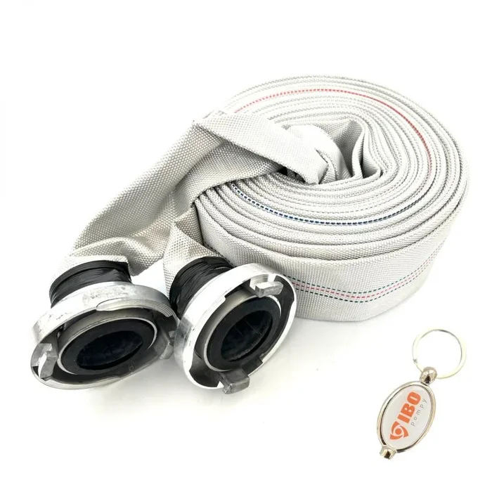 IBO Manguera de construcción C 30 m 2″ C-Storz | 8 bar | Manguera de bomberos industrial manguera