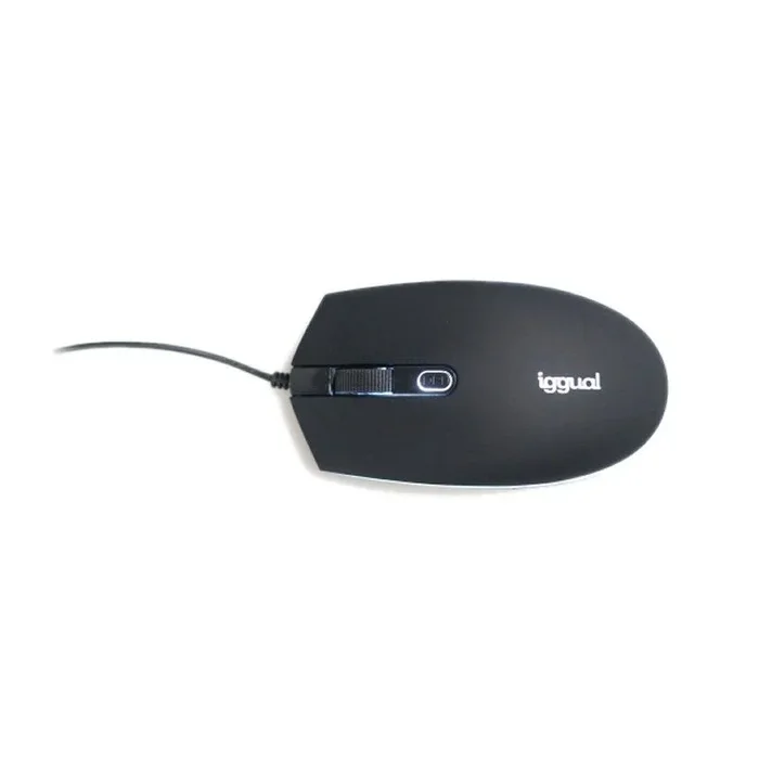 iggual IGG317624 ratón Oficina Ambidextro USB tipo A Óptico 1600 DPI