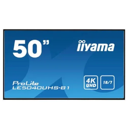 Iiyama / pantalla solucion inteligente / 50″ / le5040uhs-b1