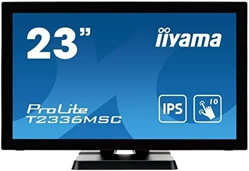 iiyama ProLite T2336MSC-B3 LED display 58,4 cm (23″) 1920 x 1080 Pixeles Full HD Pantalla táctil Negro