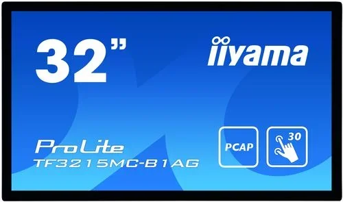 iiyama ProLite TF3215MC-B1 pantalla para PC 81,3 cm (32″) 1920 x 1080 Pixeles Full HD LED Pantalla táctil Quiosco Negro