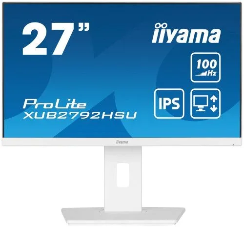 iiyama ProLite XUB2792HSU-W6 LED display 68,6 cm (27″) 1920 x 1080 Pixeles Full HD Blanco