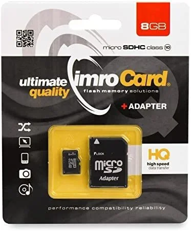 IMRO 10/8G ADP memoria flash 8 GB MicroSDHC Clase 10