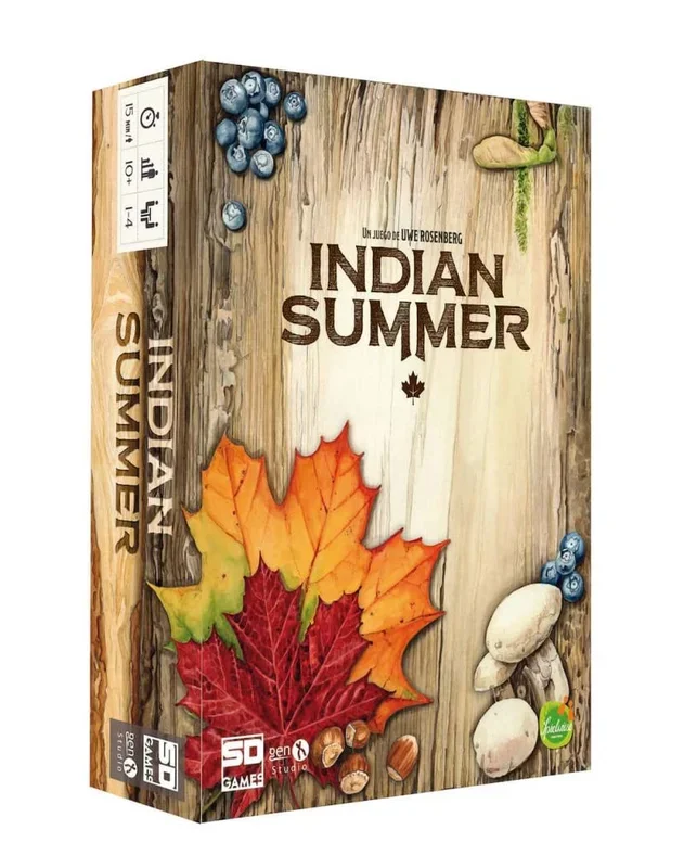 INDIAN SUMMER, OTOÑO EN NUEVA INGLATERRA – Juego de Puzzles y Estrategia, Mayores 10 Años, 1 a 4 Jugadores