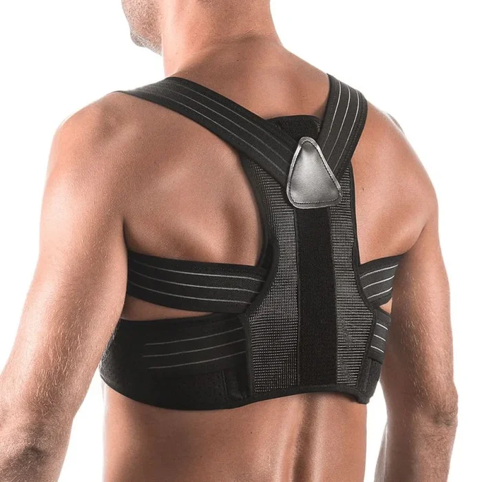 InnovaGoods Wellness Care – Corrector de Espalda Adaptable, Negro, Talla Única