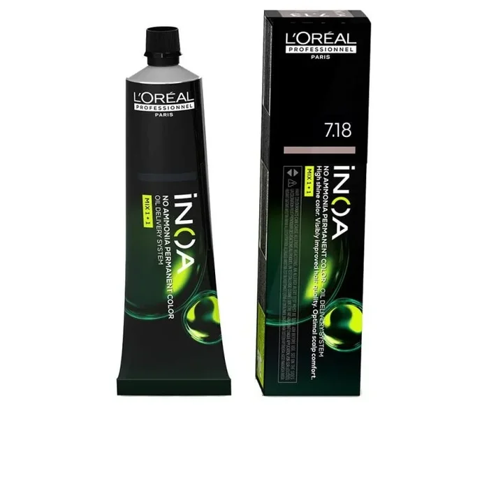 Inoa no ammonia permanent color #7.18 60 gr