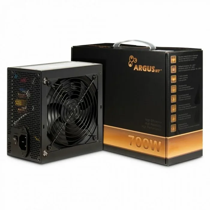 Inter-Tech ArgusNT BPS-700 unidad de fuente de alimentación 700 W 20+4 pin ATX ATX Negro