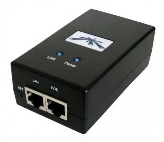 Inyector poe ubiquiti poe-24-12w 24vdc 12w