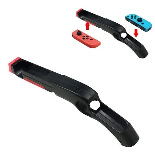 Iplay Hbs-122 Soporte de Mango de Pistola de Juego de Disparos para Nintendo Switch Joy-Con