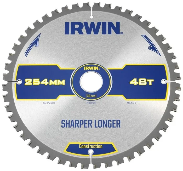 Irwin – Disco sierra circular 254mm/48t inglete