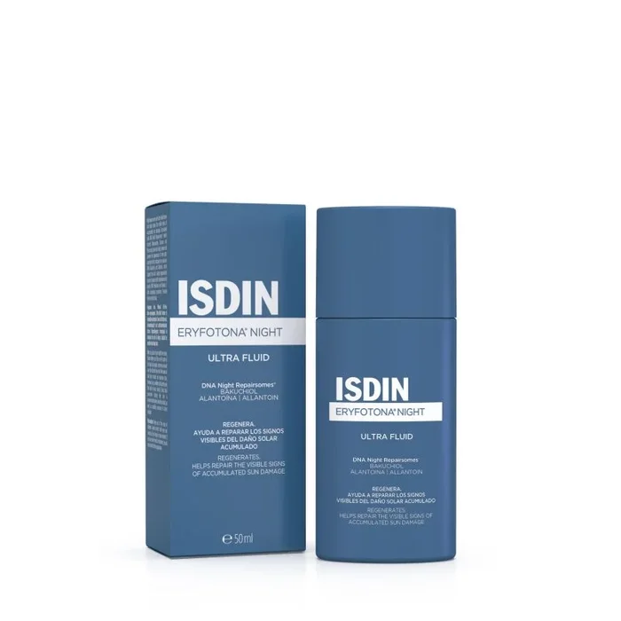 ISDIN Eryfotona Night, Serum Facial de noche, Repara y Previene el Daño Solar en la Piel y Promueve su Regeneración, Acción Antioxidante, 50 ml
