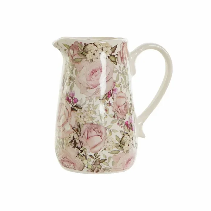 Jarra dkd home decor rosa gres (17 x 12 x 18.5 cm)