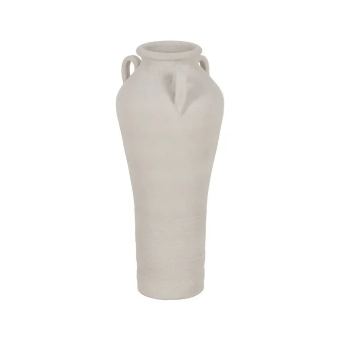 Jarrón Blanco Cerámica 25 x 25 x 60 cm – Marca: BigBuy Home – EAN: 8445146143174