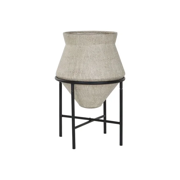 Jarrón Home ESPRIT Metal Magnesio 32,5 x 32,5 x 50 cm – Marca: Home ESPRIT – EAN: 8424002164751
