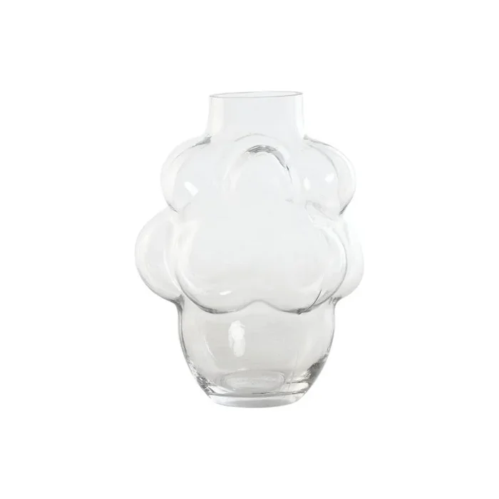Jarrón home esprit transparente cristal 19 x 19 x 24 cm