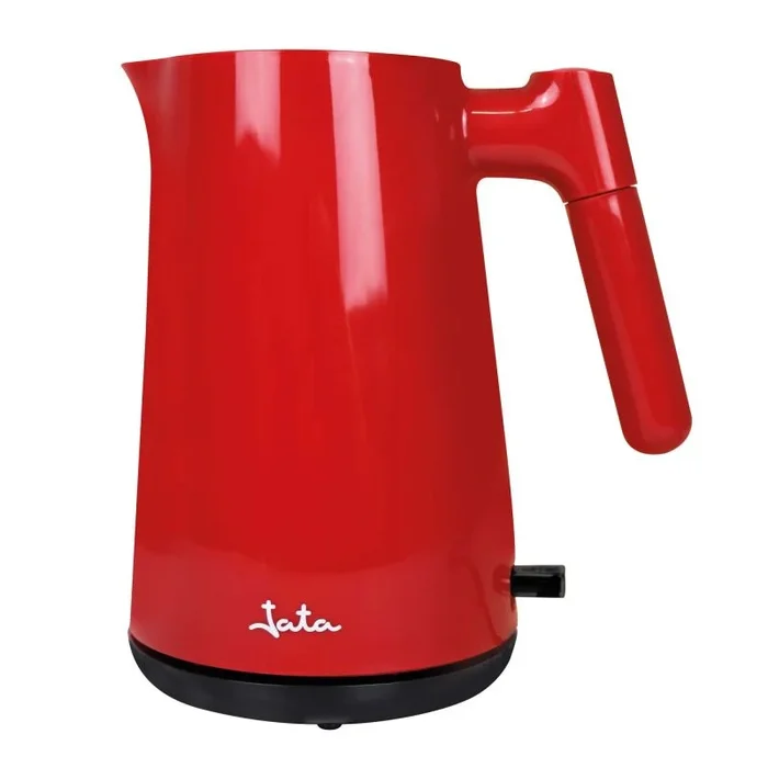 Jata JEHA1038 Hervidor de Agua Eléctrico 1 Litro, 2200 W, Libre de BPA, Base 360º, Desconexión Automática, Recogecables, Ebullición Rápida