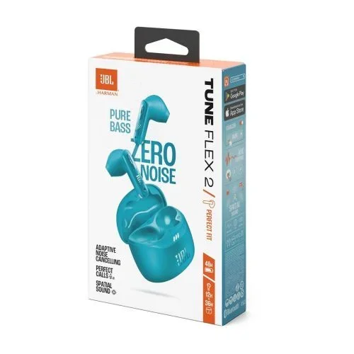 JBL Tune Flex 2 Auriculares True Wireless Stereo (TWS) Dentro de oído Llamadas/Música Bluetooth Turquesa