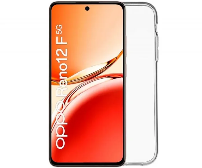 Jc funda trasera silicona transparente / oppo reno 12 f 5g