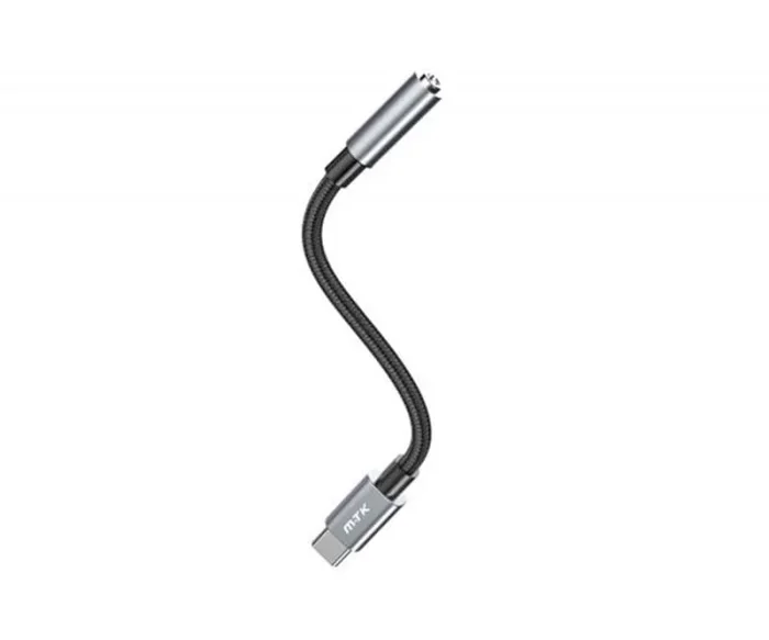 Jc tb1434 ne/ adaptador de audio type-c (macho) a 3.5mm (hembra) / 15 cm